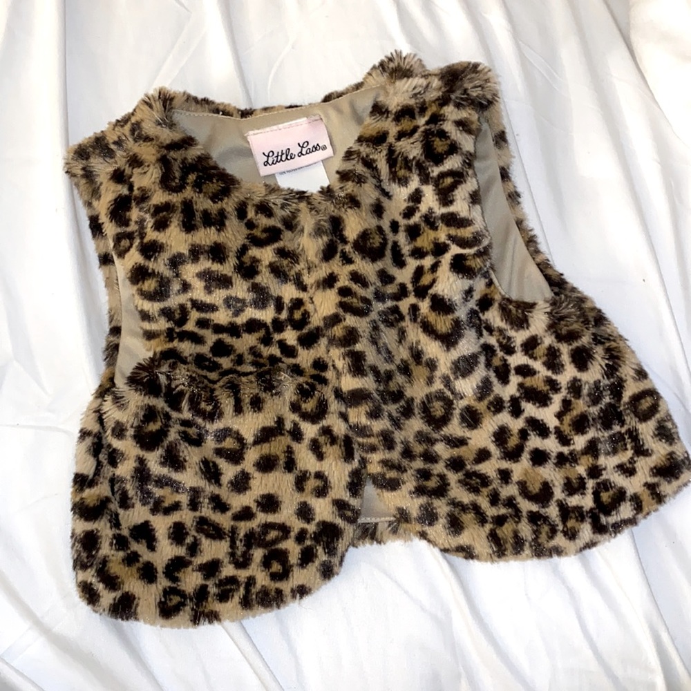 Little Lass 2T Animal Print Vest